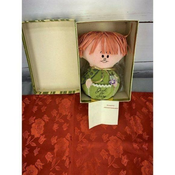 Dolly Gram Just to Say Happy Anniversary Figure western union Doll Vintage - Picture 5 of 11